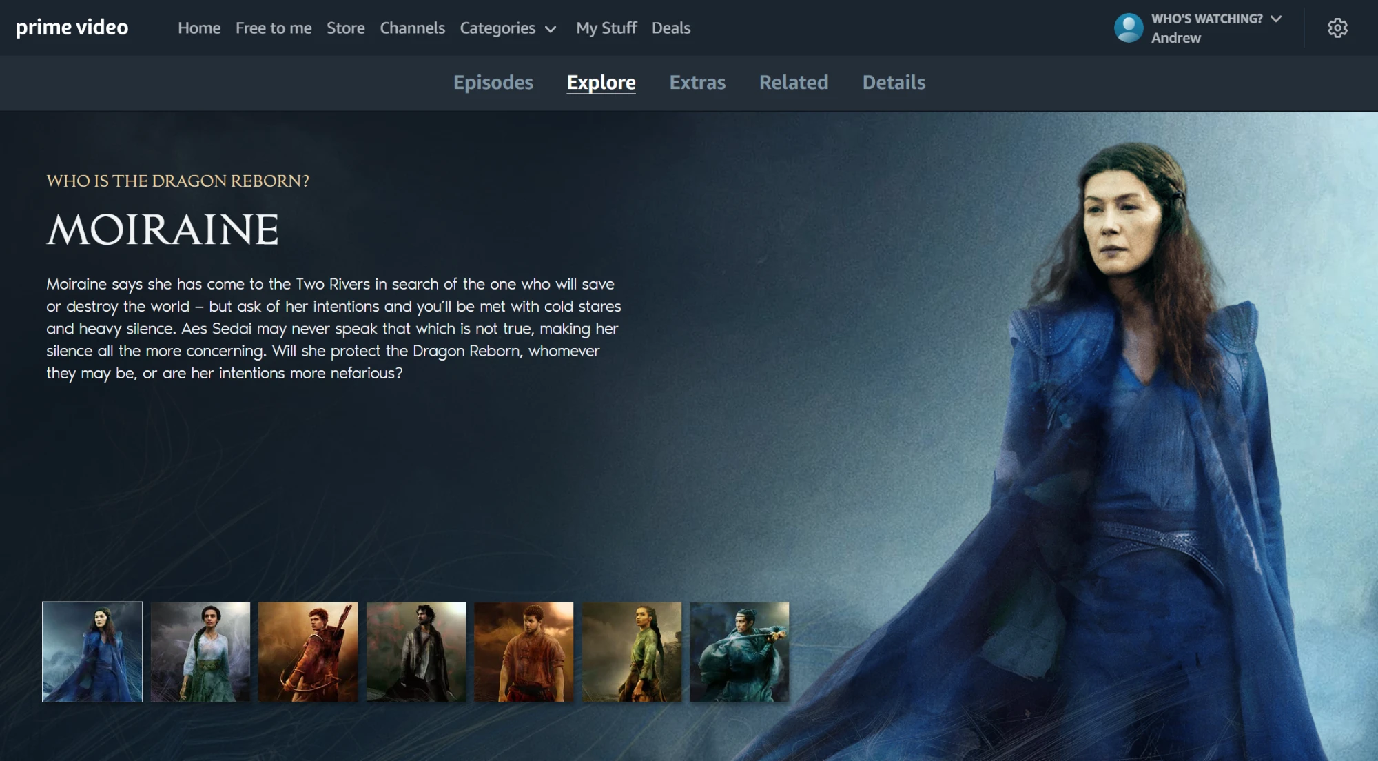 Wheel of Time Explore page